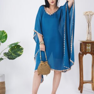 Peacock Blue Kaftan